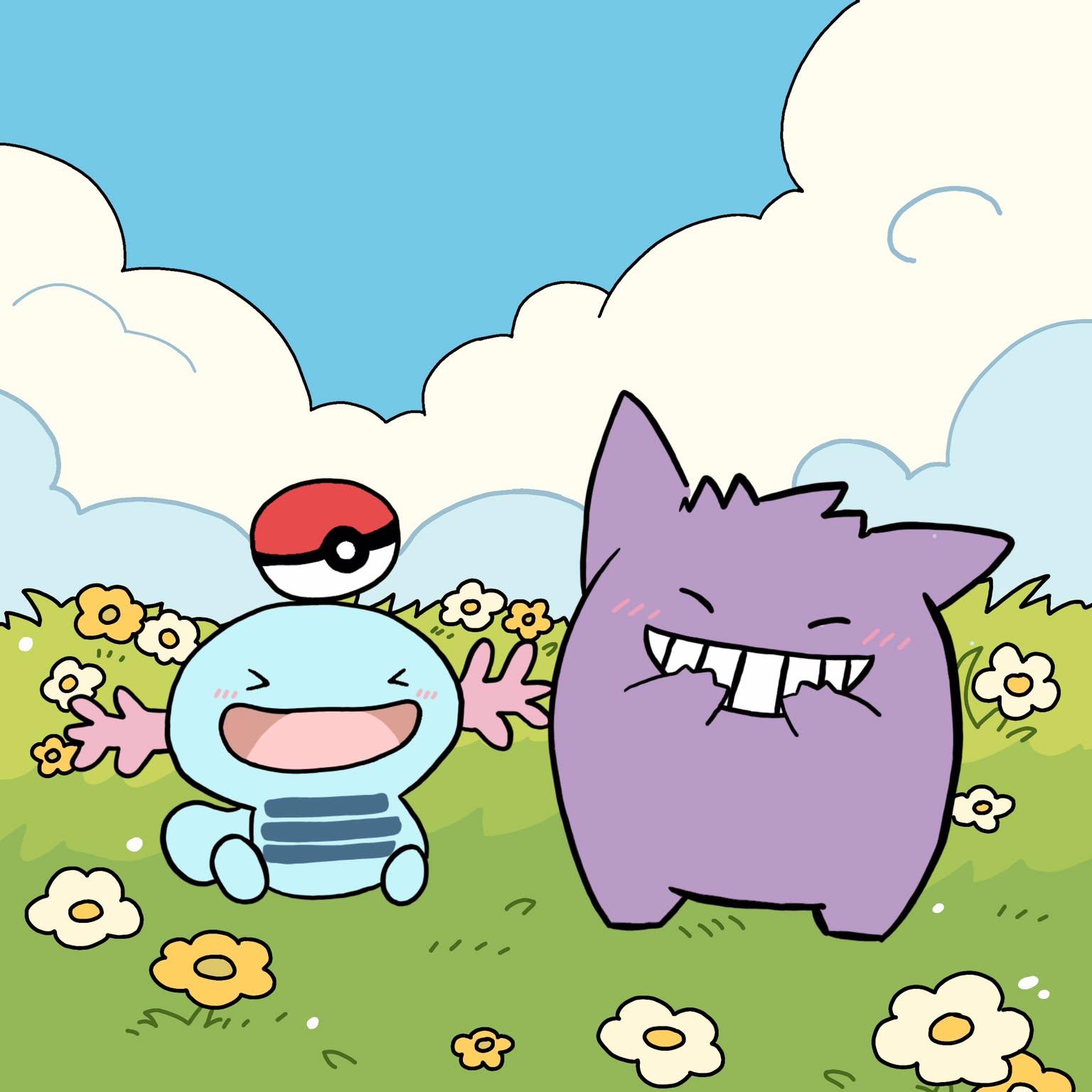Wooper and Gengar